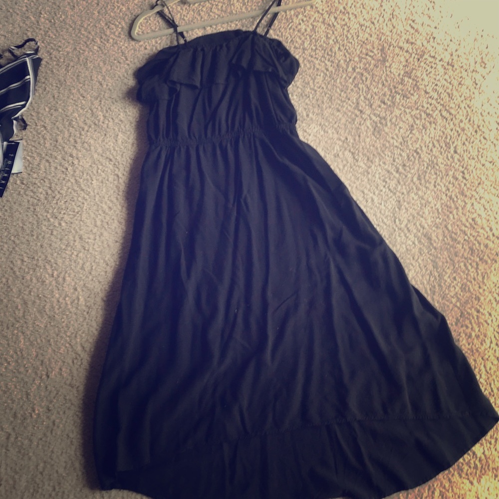 Midi asymmetrical high low dress